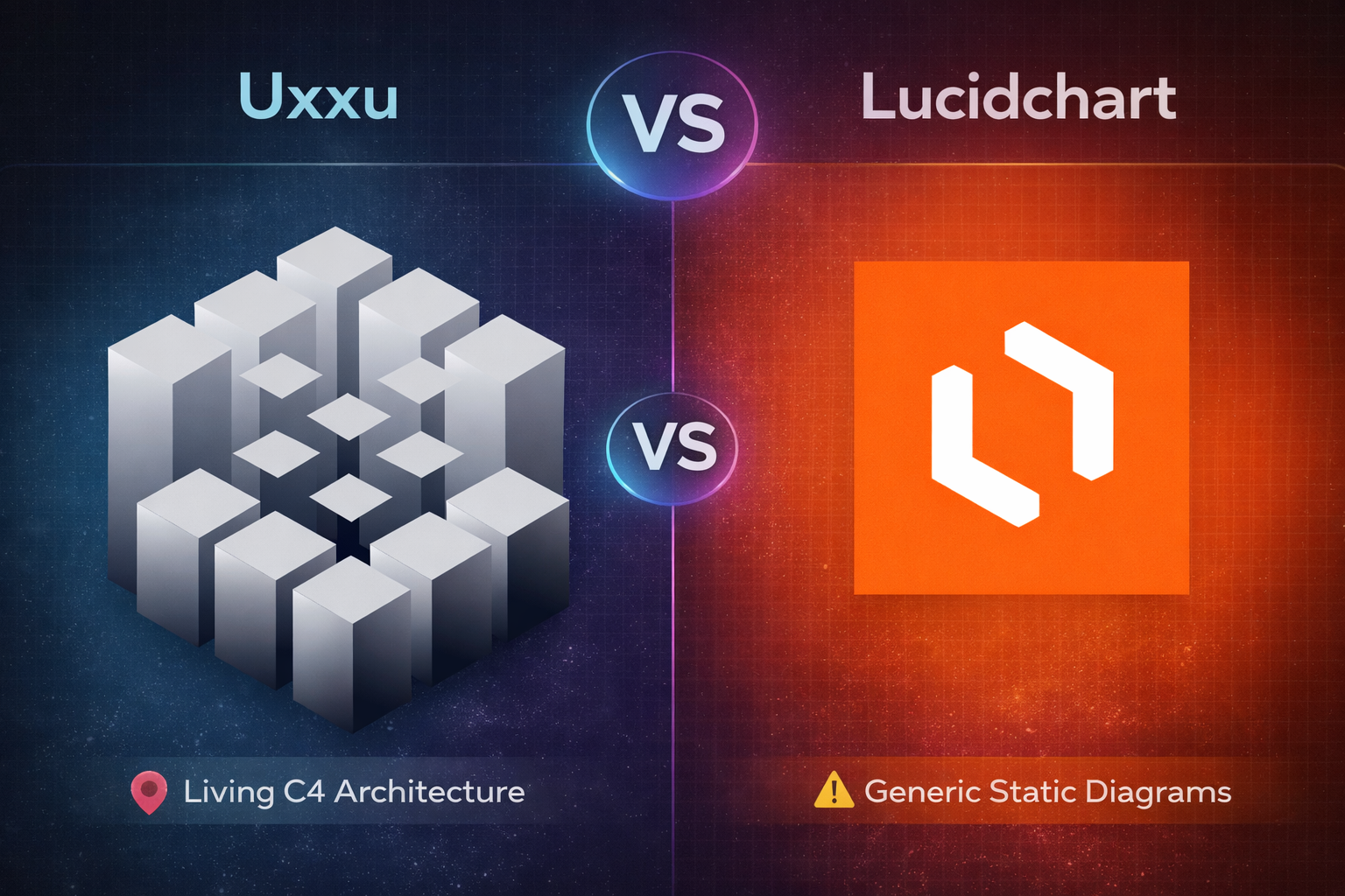 Uxxu vs Lucidchart: C4 Architecture Platform